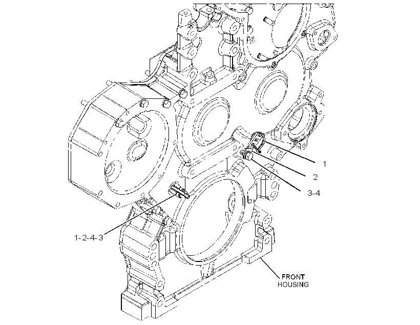 FASTENER GP-FRONT COVER 3396214 CAT