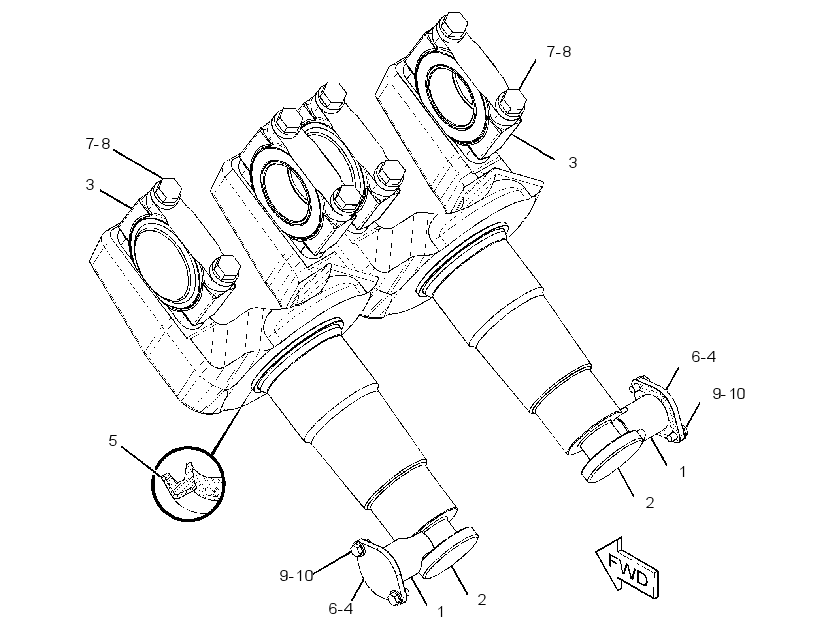 MOUNTING GP-LIFT CYLINDER 2273472 CAT