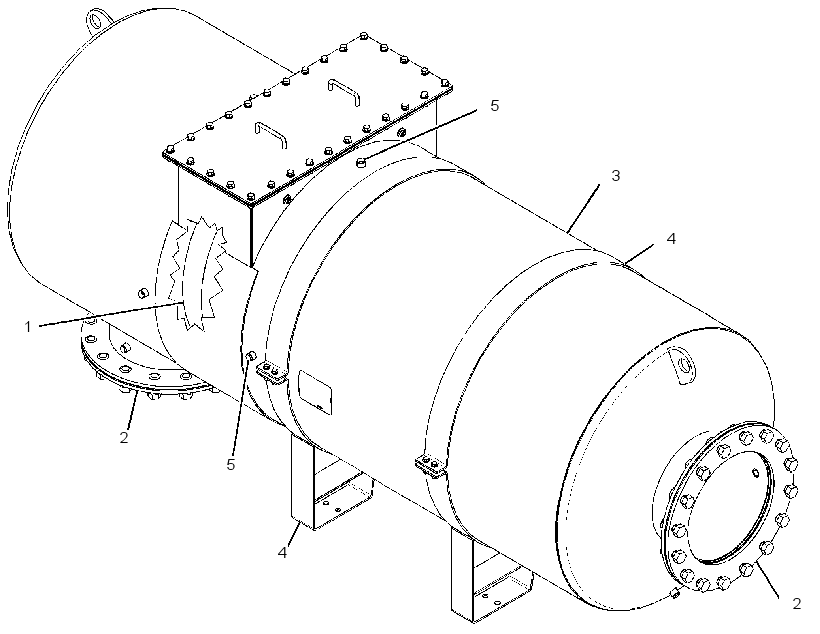 MUFFLER & CONVERTER GP 3329370 CAT