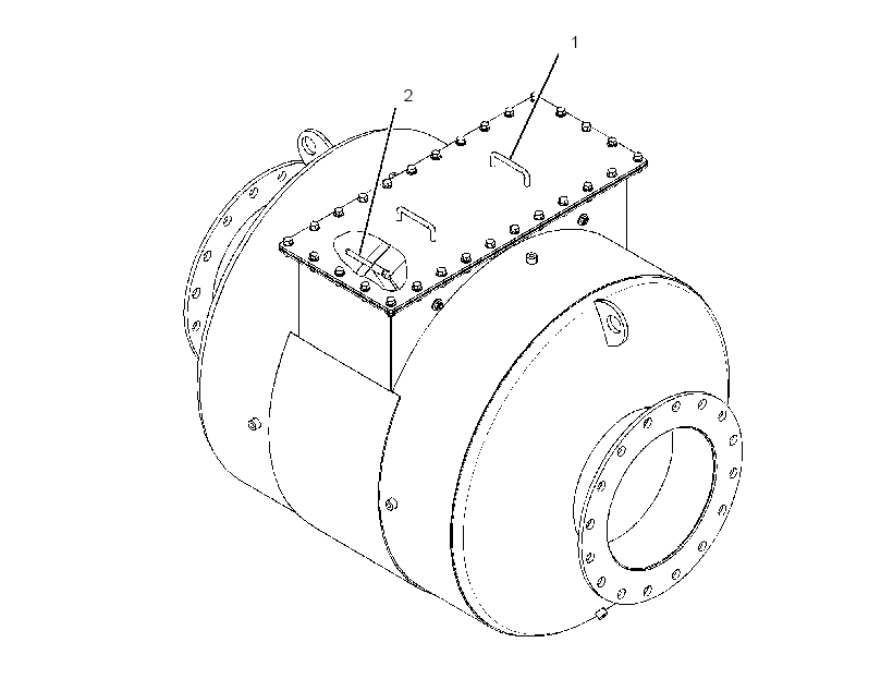 HOUSING GP-MUFFLER & CONVERTER 3345431 CAT