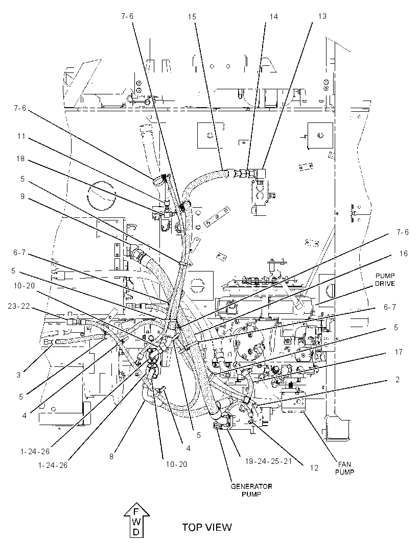 LINES GP-GENERATOR DRIVE 3135895 CAT