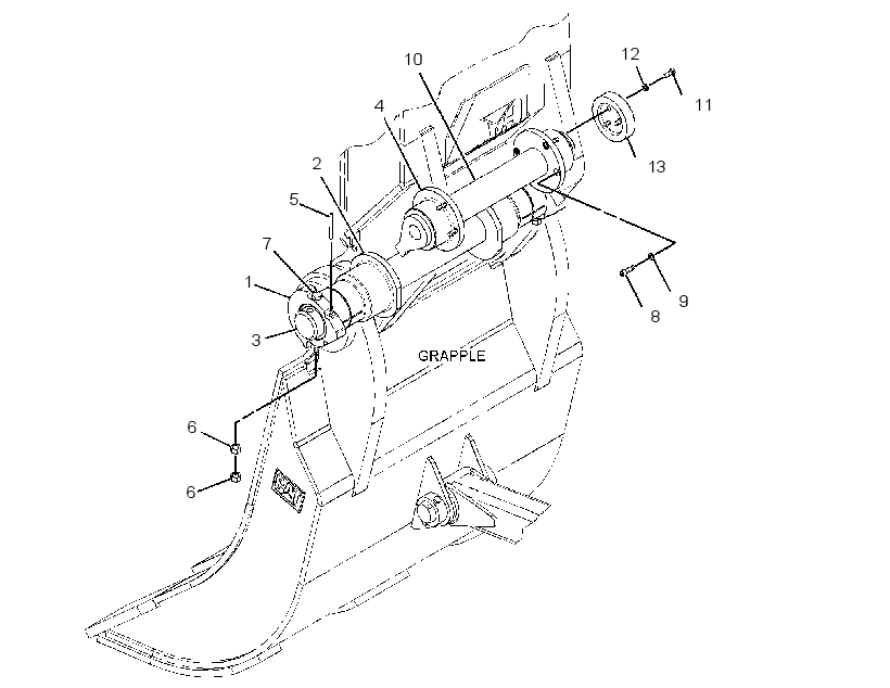 PIN GP-GRAPPLE 2837310 CAT