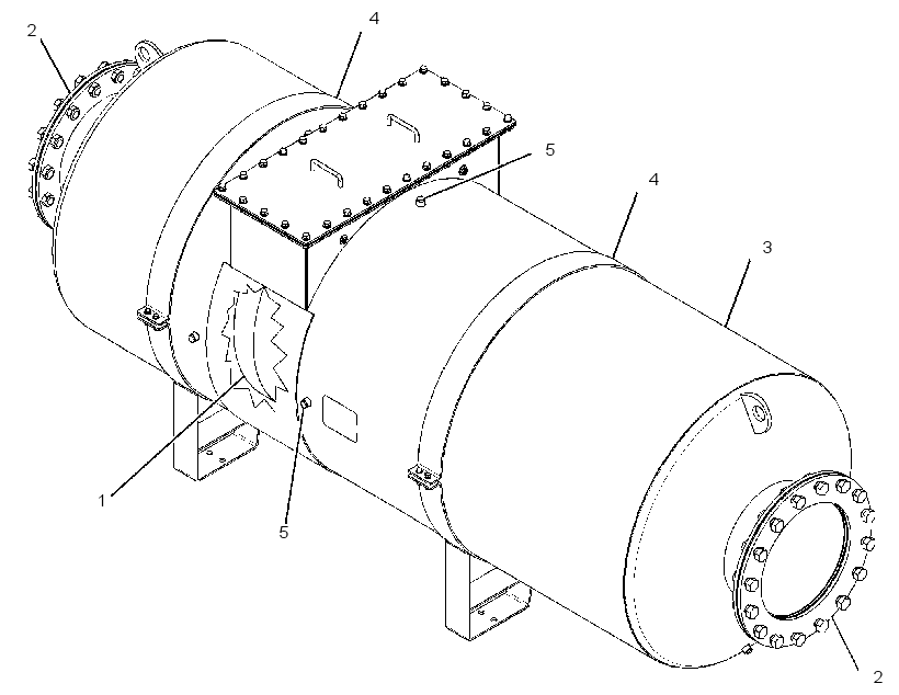 MUFFLER & CONVERTER GP 3329368 CAT