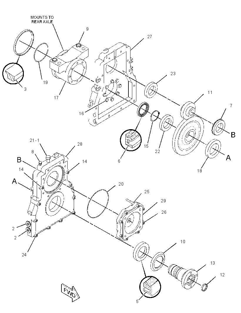 DRIVE GP-TRANSFER 3151111 CAT
