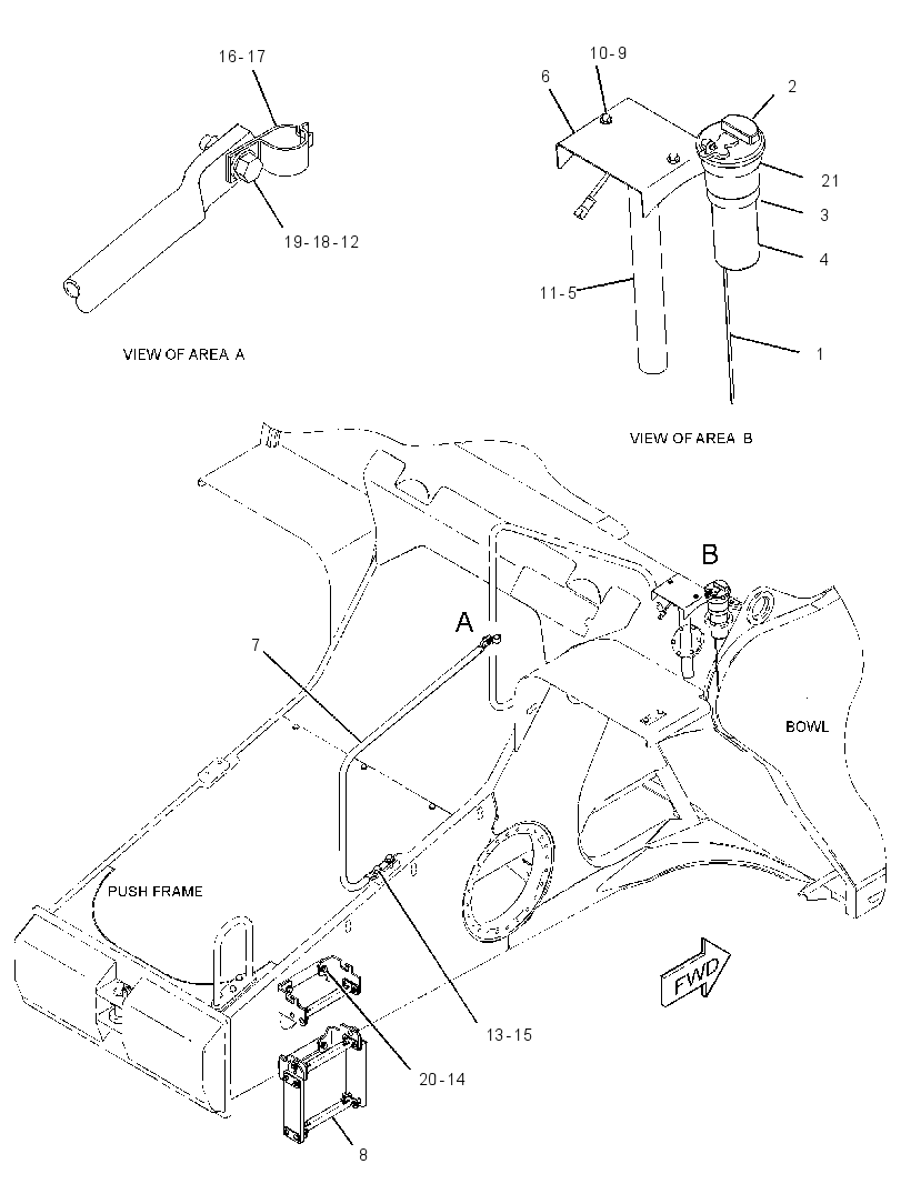 CONVERSION AR-FUEL TANK 3076212 CAT