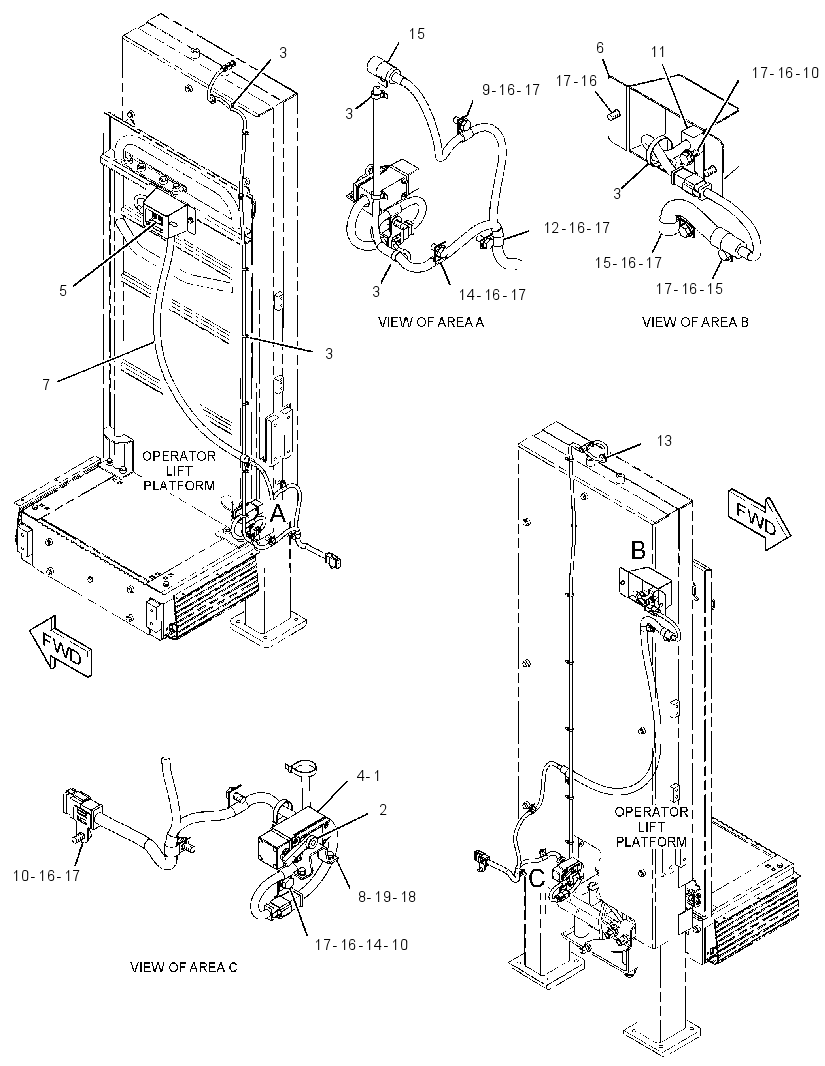 WIRING GP-OPERATOR LIFT 2729611 CAT