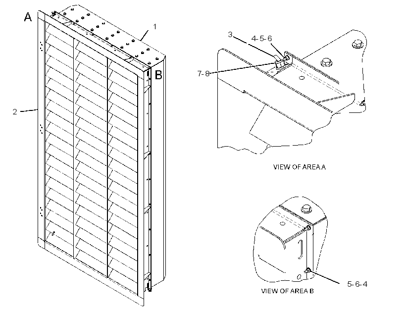 LOUVER GP 3257010 CAT