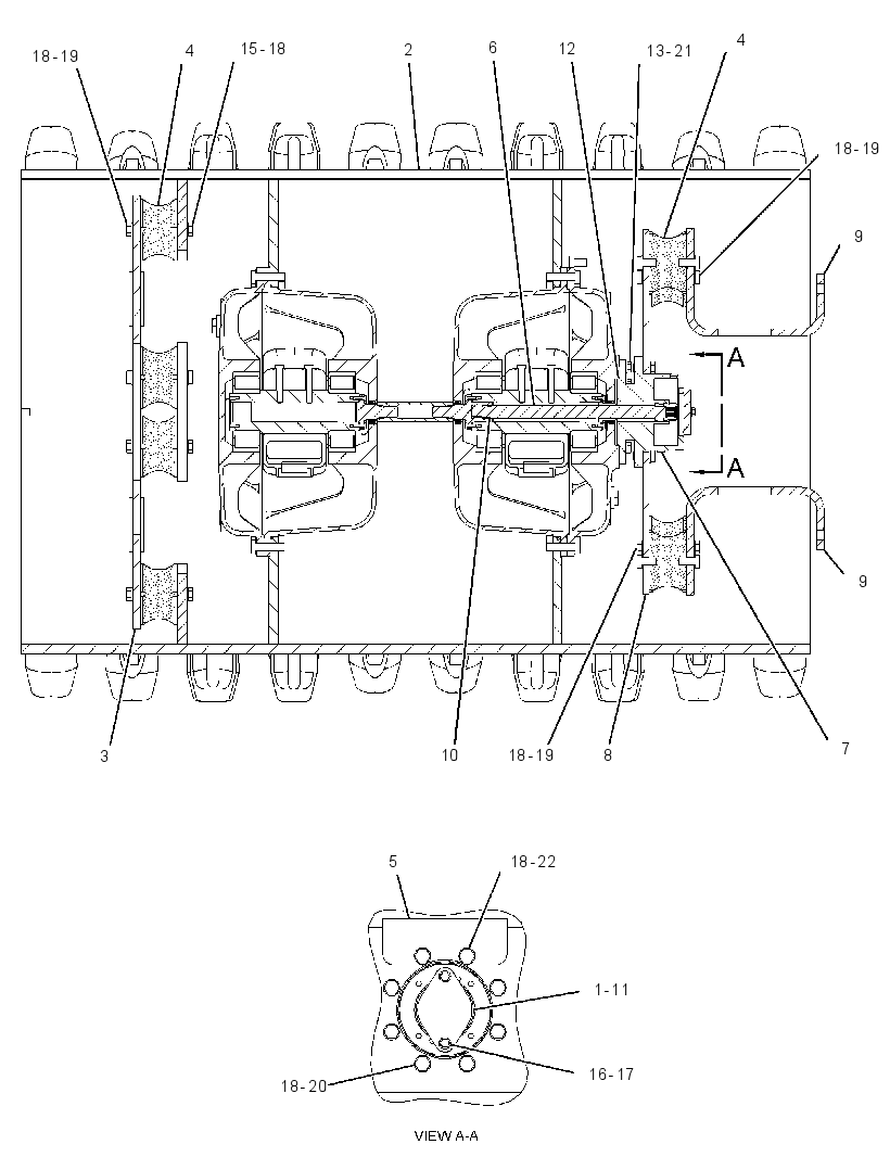 DRUM GP-DRIVE & VIBRATORY 2157321 CAT