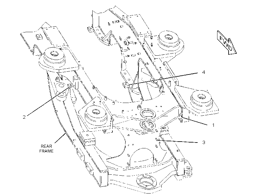 HARDWARE GP-REAR FRAME 2621403 CAT