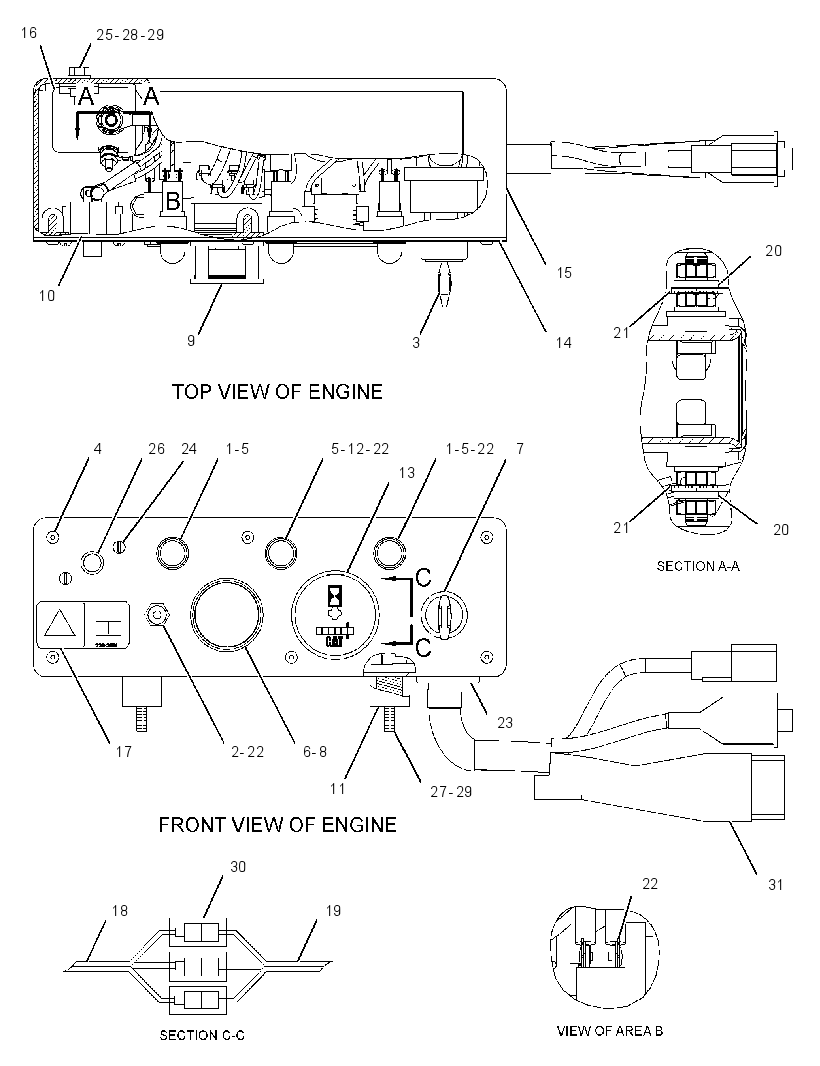 CONTROL GP-AUTO START/STOP 3046646 CAT