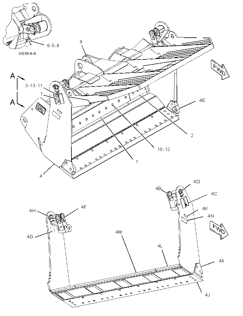 BUCKET GP 2867488 CAT