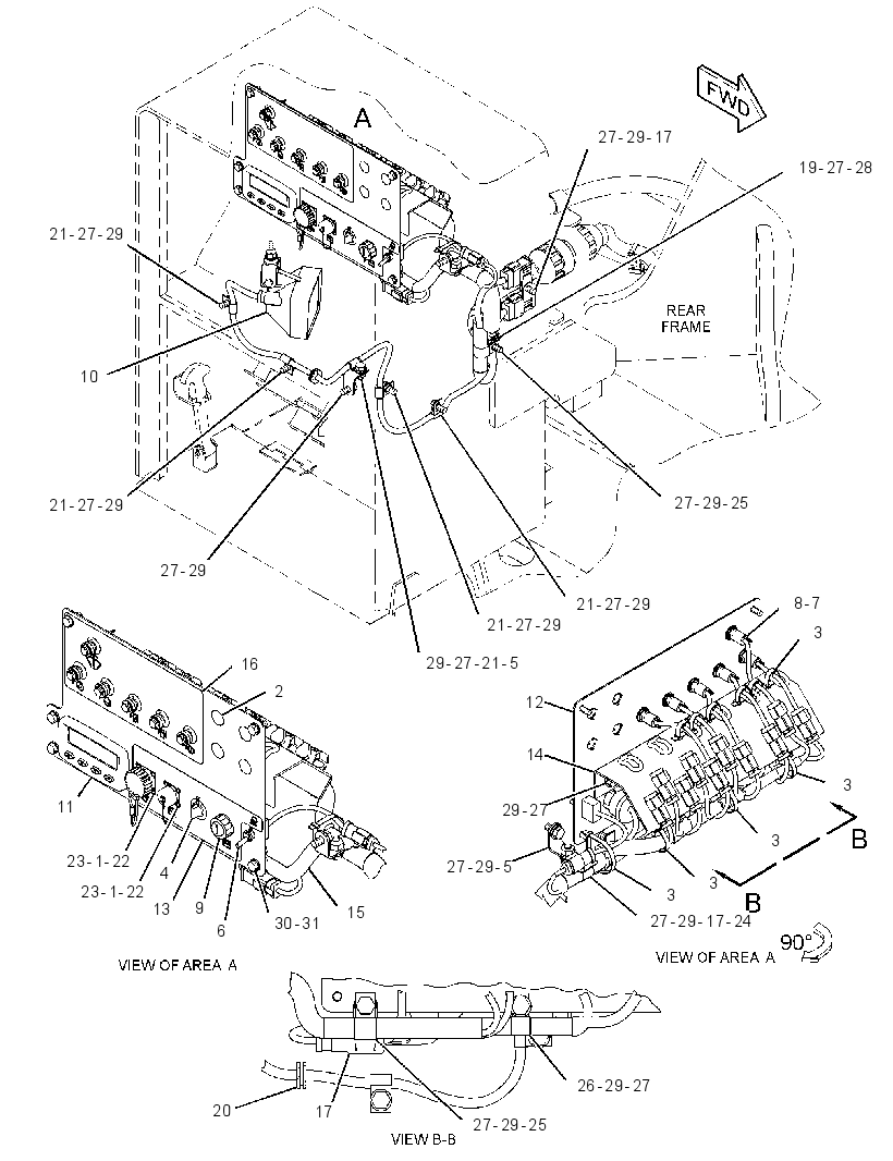 WIRING GP-SERVICE CENTER 3069197 CAT