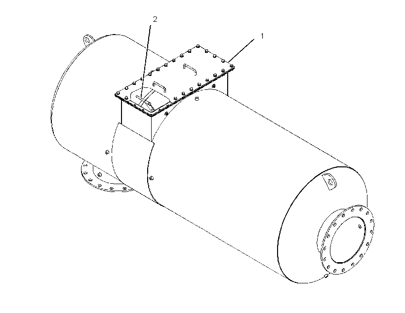 HOUSING GP-MUFFLER & CONVERTER 3329380 CAT