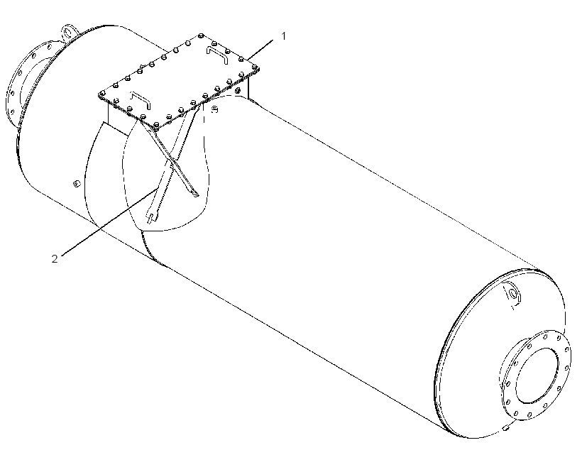 HOUSING GP-MUFFLER & CONVERTER 3351924 CAT
