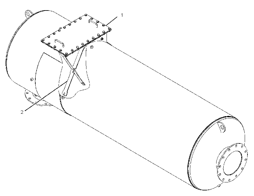 HOUSING GP-MUFFLER & CONVERTER 3351922 CAT