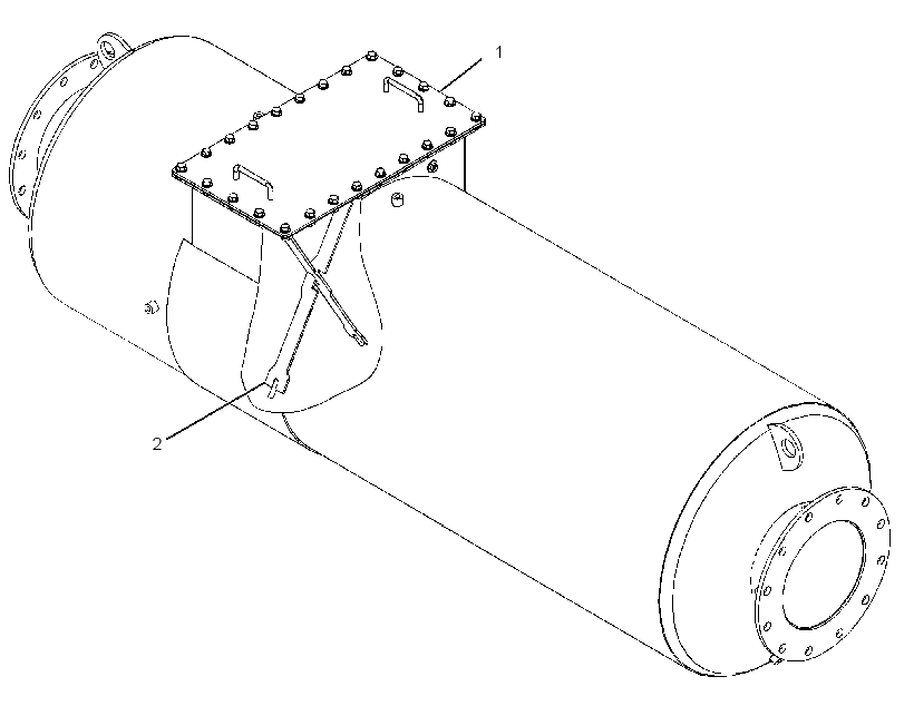 HOUSING GP-MUFFLER & CONVERTER 3351920 CAT