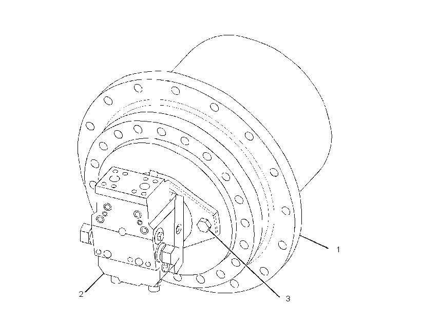 DRIVE GP-TRAVEL MOTOR & FINAL 3189123 CAT