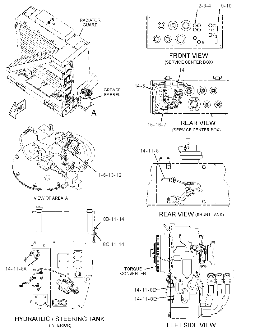 WIRING GP-SERVICE CENTER 2799849 CAT