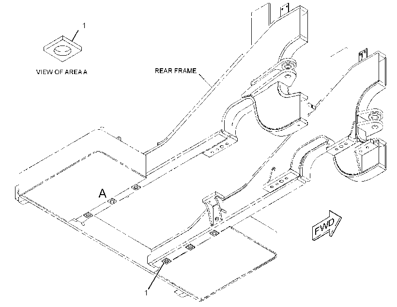 HARDWARE GP-REAR FRAME 3139484 CAT