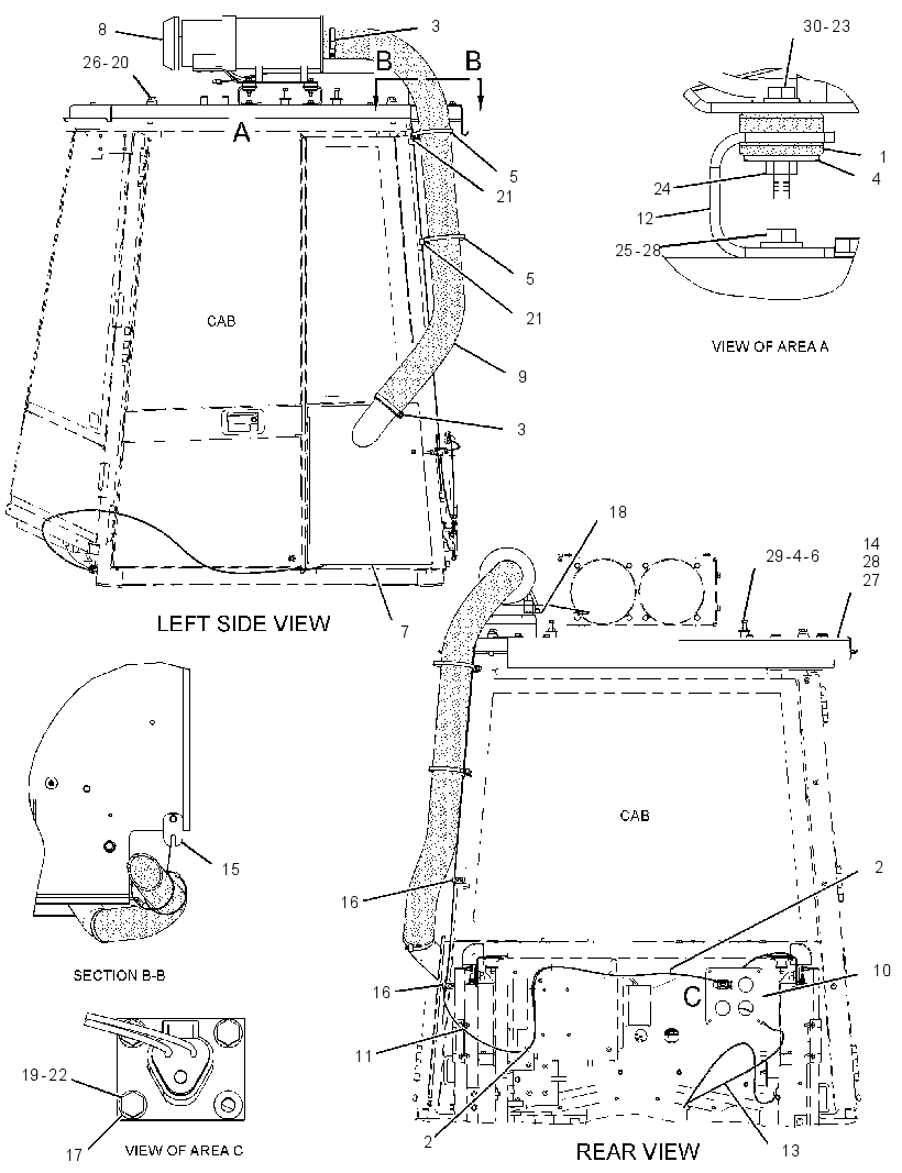 PRECLEANER AR-CAB AIR 2Q8654 CAT