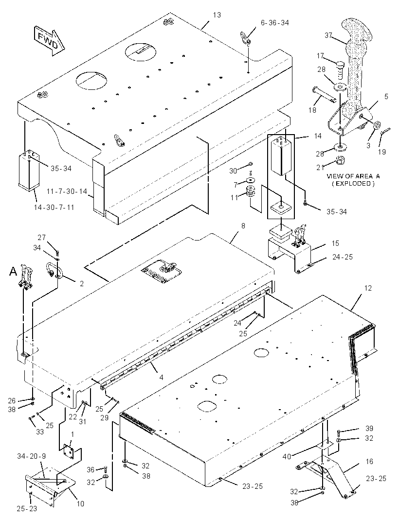 HOOD GP-TRUCK 2850740 CAT