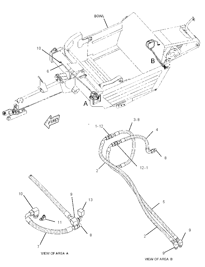 LINES GP-EJECTOR 3312686 CAT