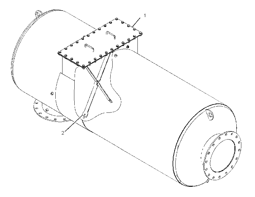 HOUSING GP-MUFFLER & CONVERTER 3329379 CAT