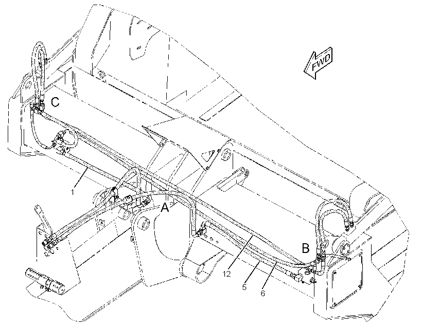 LINES GP-APRON 3312687 CAT