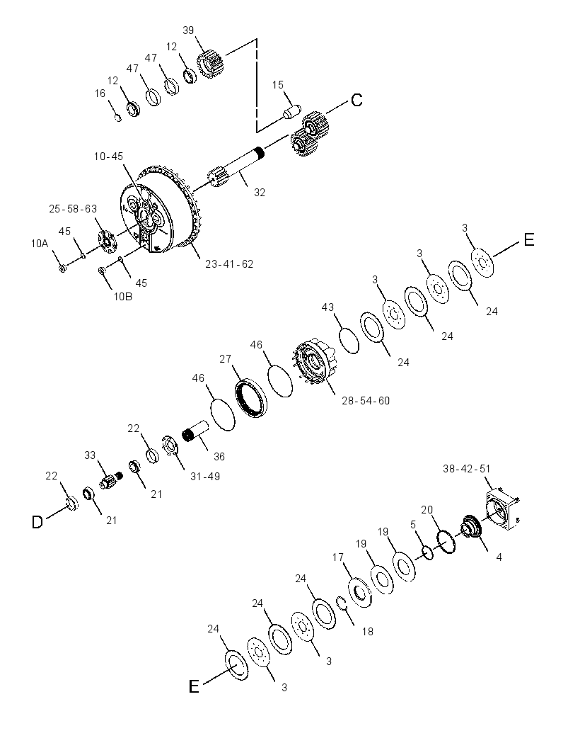 FINAL DRIVE & BRAKE GP 3069250 CAT