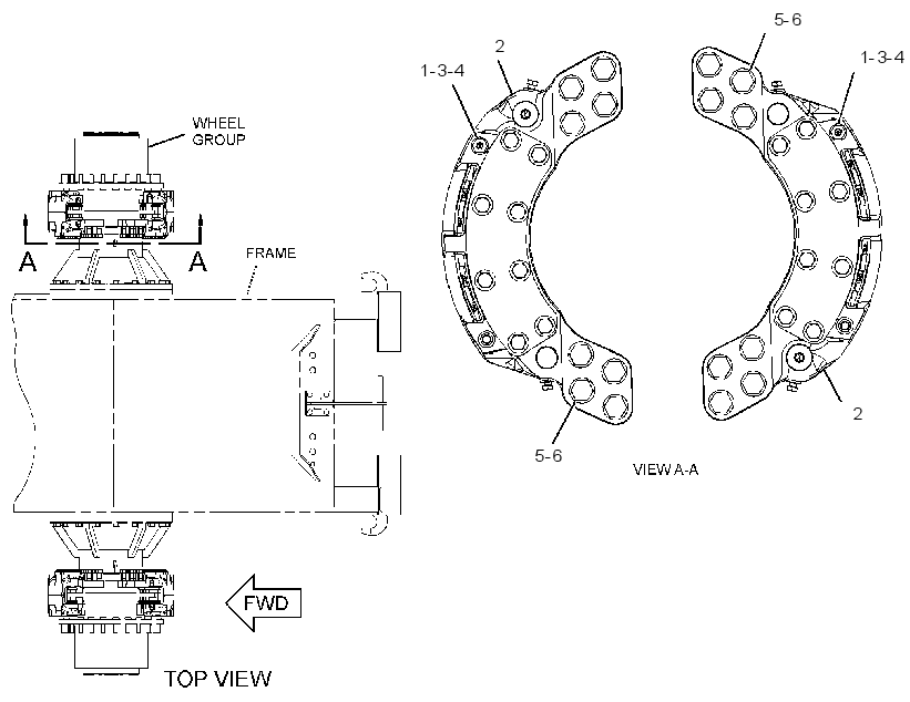 BRAKE GP-HYD CALIPER SERVICE 3459050 CAT