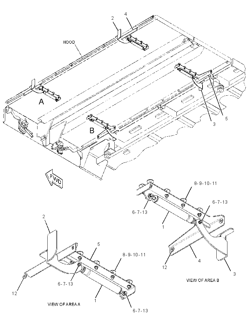 KIT-HOOD 3177984 CAT