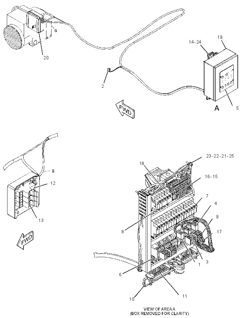 WIRING GP-SCREED HEATER 2614198 CAT