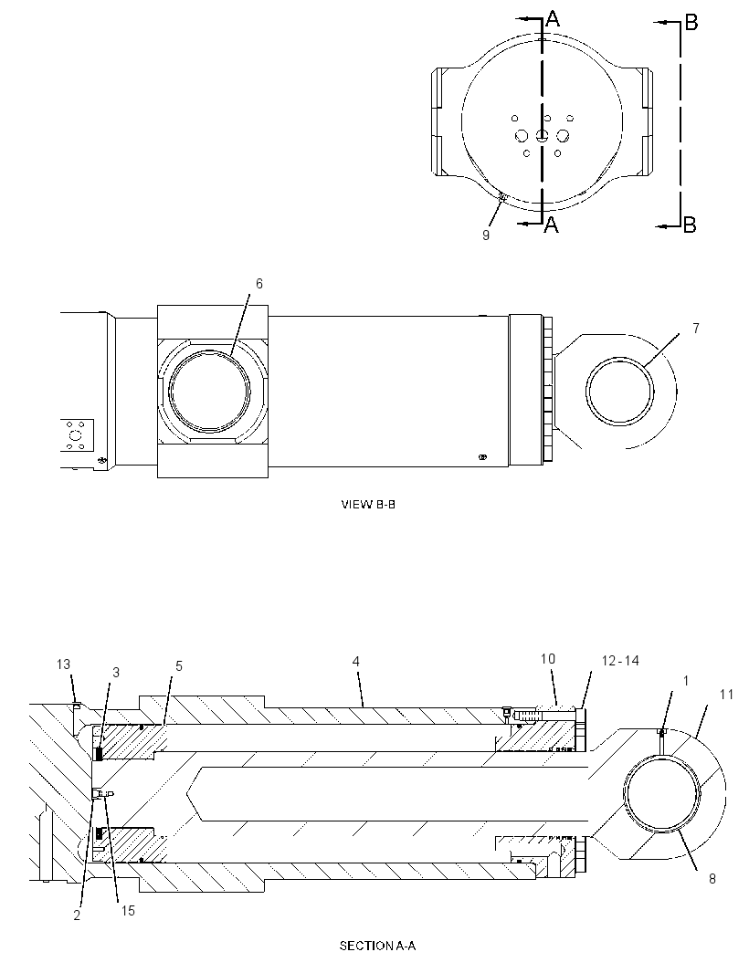CYLINDER GP-SHEAR 3275373 CAT