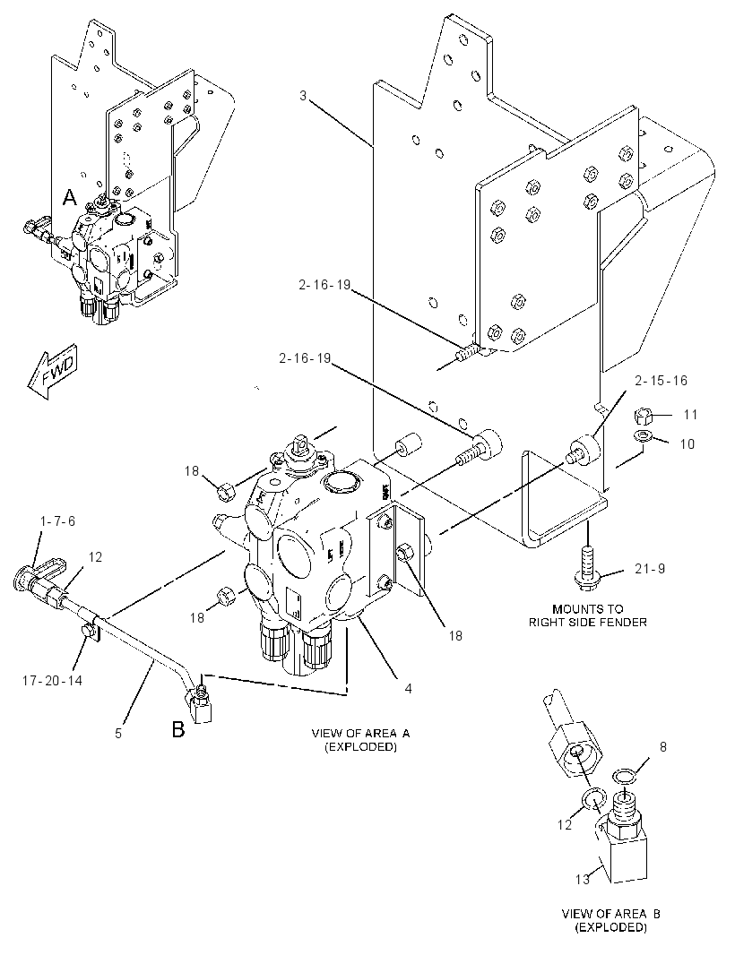 VALVE & MTG GP-BULLDOZER 3297814 CAT