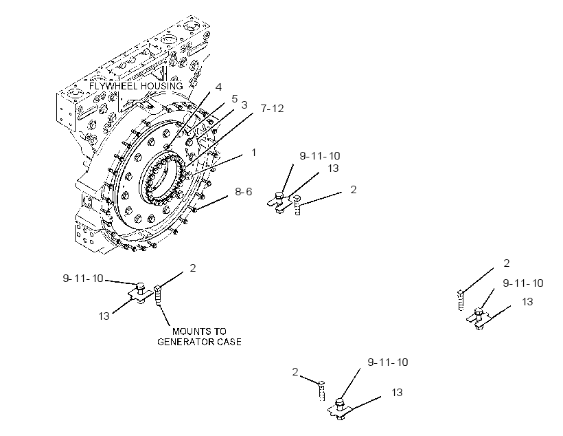 COUPLING GP-GENERATOR DRIVE 3211607 CAT