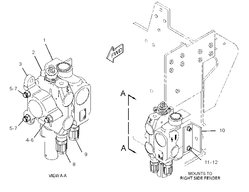 VALVE GP-BANK 1 3297821 CAT