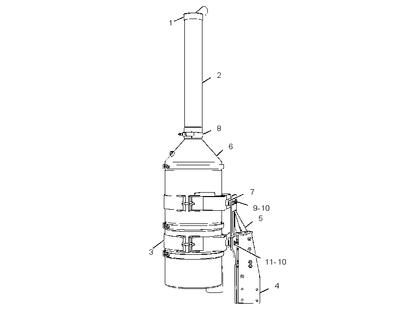 FILTER & MTG GP-DPF 2799521 CAT