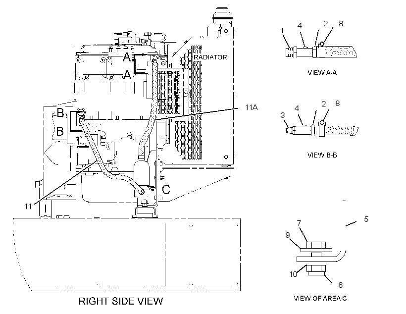 MOUNTING GP-HEATER 2665758 CAT
