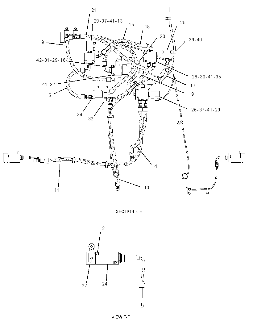 LINES GP-FORK CYLINDER 3400473 CAT