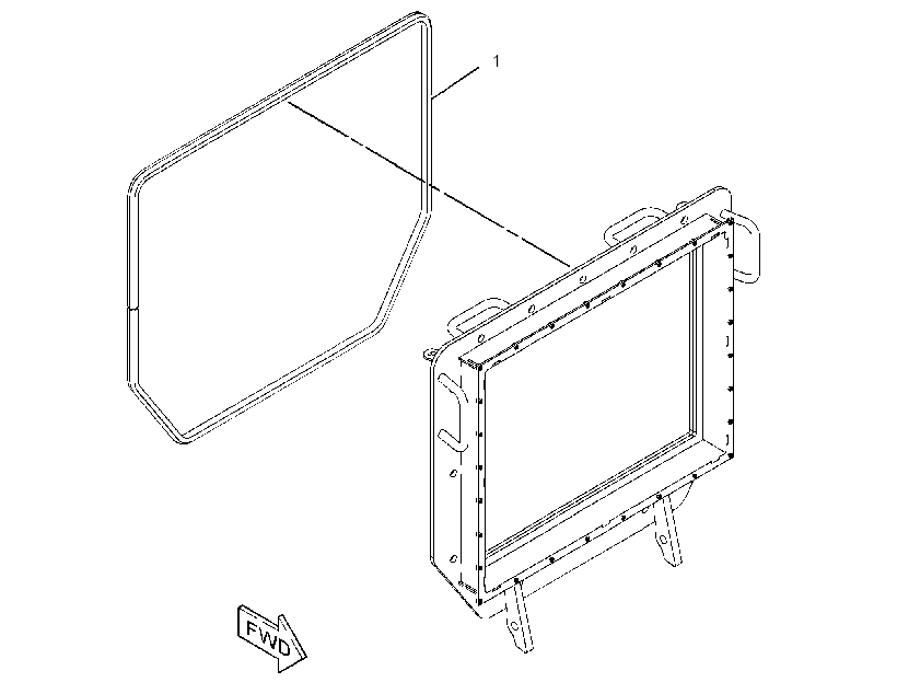 DOOR GP-FRONT 2849068 CAT