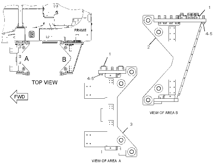 Крепление ROPS 2965681 CAT