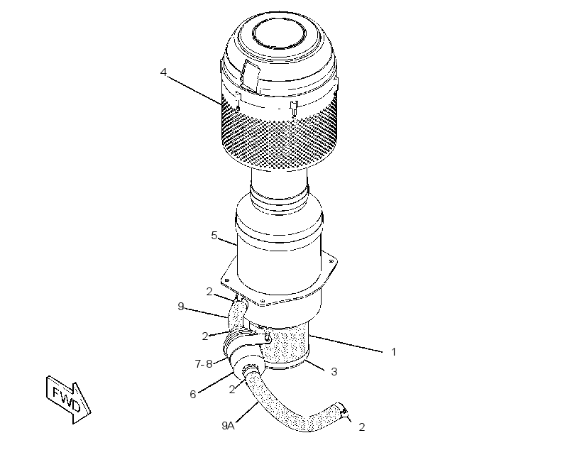 PRECLEANER AR 3046680 CAT