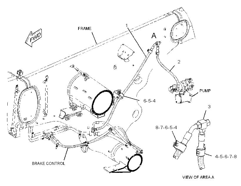 LINES GP-REAR AXLE LUBRICATION 2723293 CAT