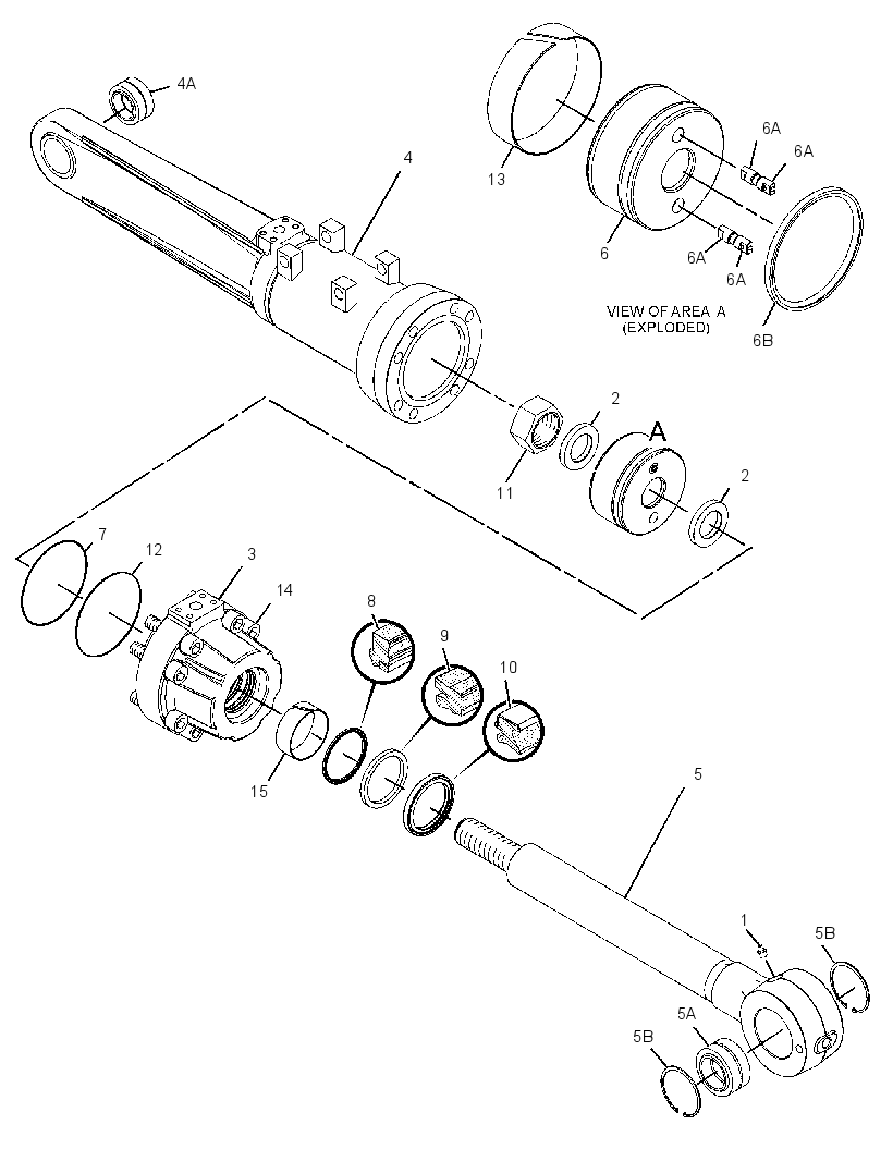 CYLINDER GP-BULLDOZER TILT 3909148 CAT