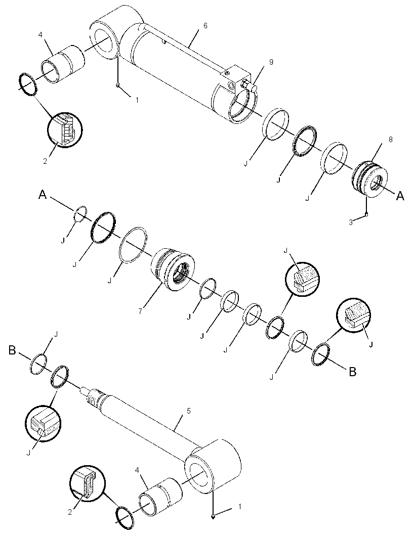 CYLINDER GP-GRAPPLE 3390006 CAT