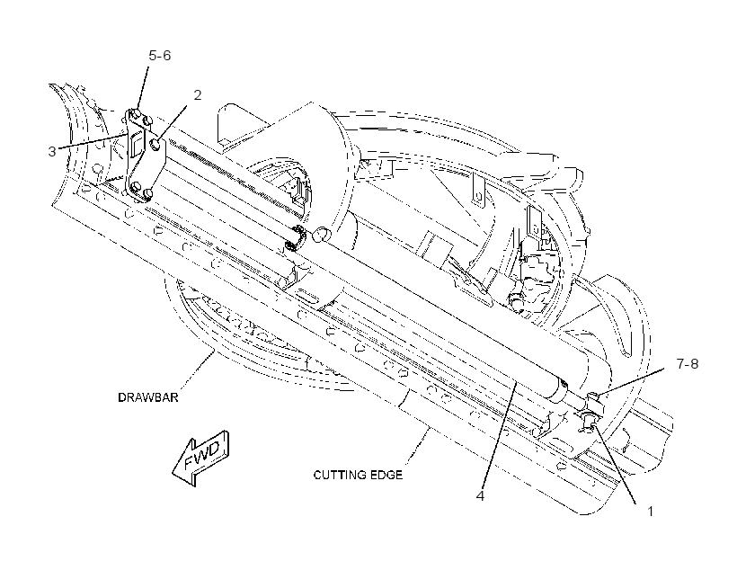 CYLINDER & MTG GP-SIDESHIFT 3438249 CAT