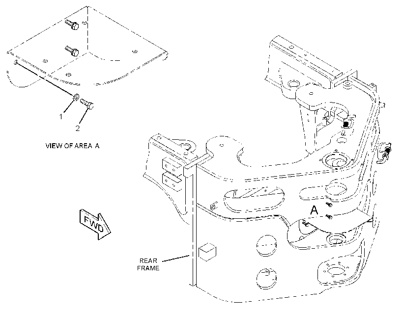 FASTENER GP-FUEL TANK 3458543 CAT