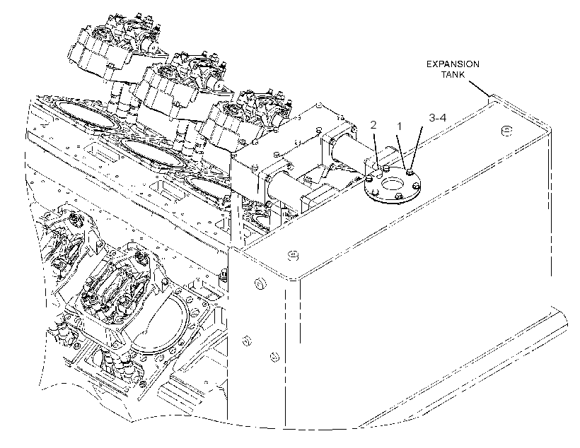 CONNECTION GP-EXPANSION TANK 3355495 CAT
