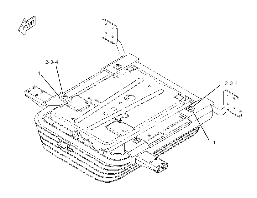 KIT-SEAT SUPPORT 3406481 CAT