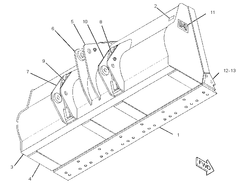 BUCKET AS-PENETRATION 1996151 CAT